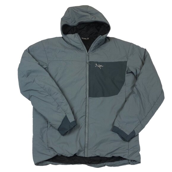 Arc'teryx Mens Gray Proton LT Hoody Insulated Full Zip Arc'teryx Mens Gray Proton LT Hoody Insulated Full Zip